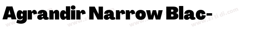 Agrandir Narrow Blac字体转换 Agrandir Narrow Blac字体转换